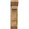 Ekena Millwork Balboa Slat Rough Sawn Bracket w/ Offset Brace, Western Red Cedar, 6"W x 16"D x 24"H BKT0604X16X24BOA06RWR - alternate 3